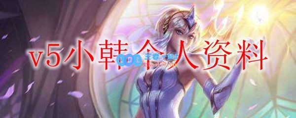 v5小韩个人资料_LOL游戏攻略