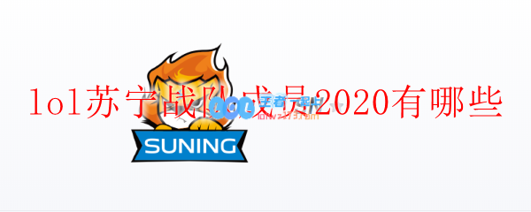 lol苏宁战队成员2020有哪些_LOL游戏攻略