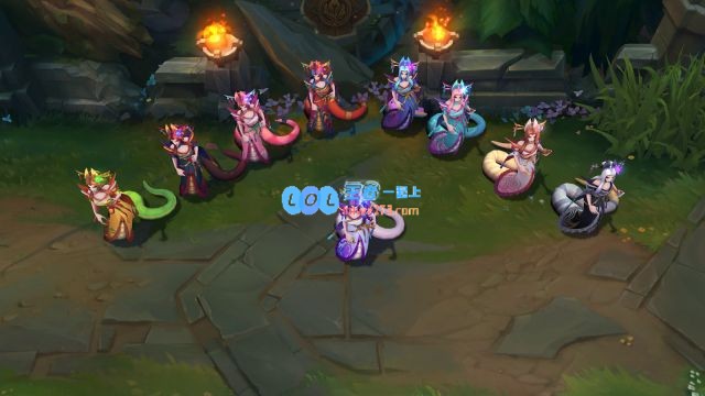 《LOL》蛇女灵魂莲华皮肤效果预览_LOL游戏攻略