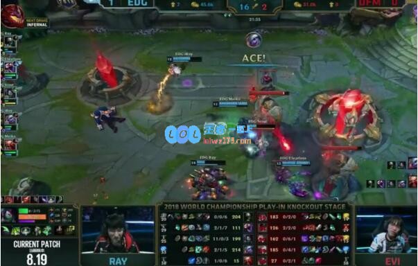 EDG 3:0 击败DFM，成功晋级小组赛！
