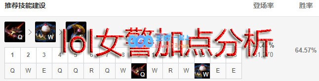 lol女警加点分析_LOL游戏攻略