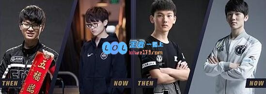 Then and Now选手对比图 Faker再现硬核点赞
