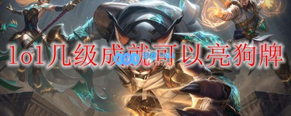 lol几级成就可以亮狗牌_LOL游戏攻略