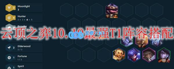 云顶之弈10.19最强T1阵容搭配_LOL游戏攻略