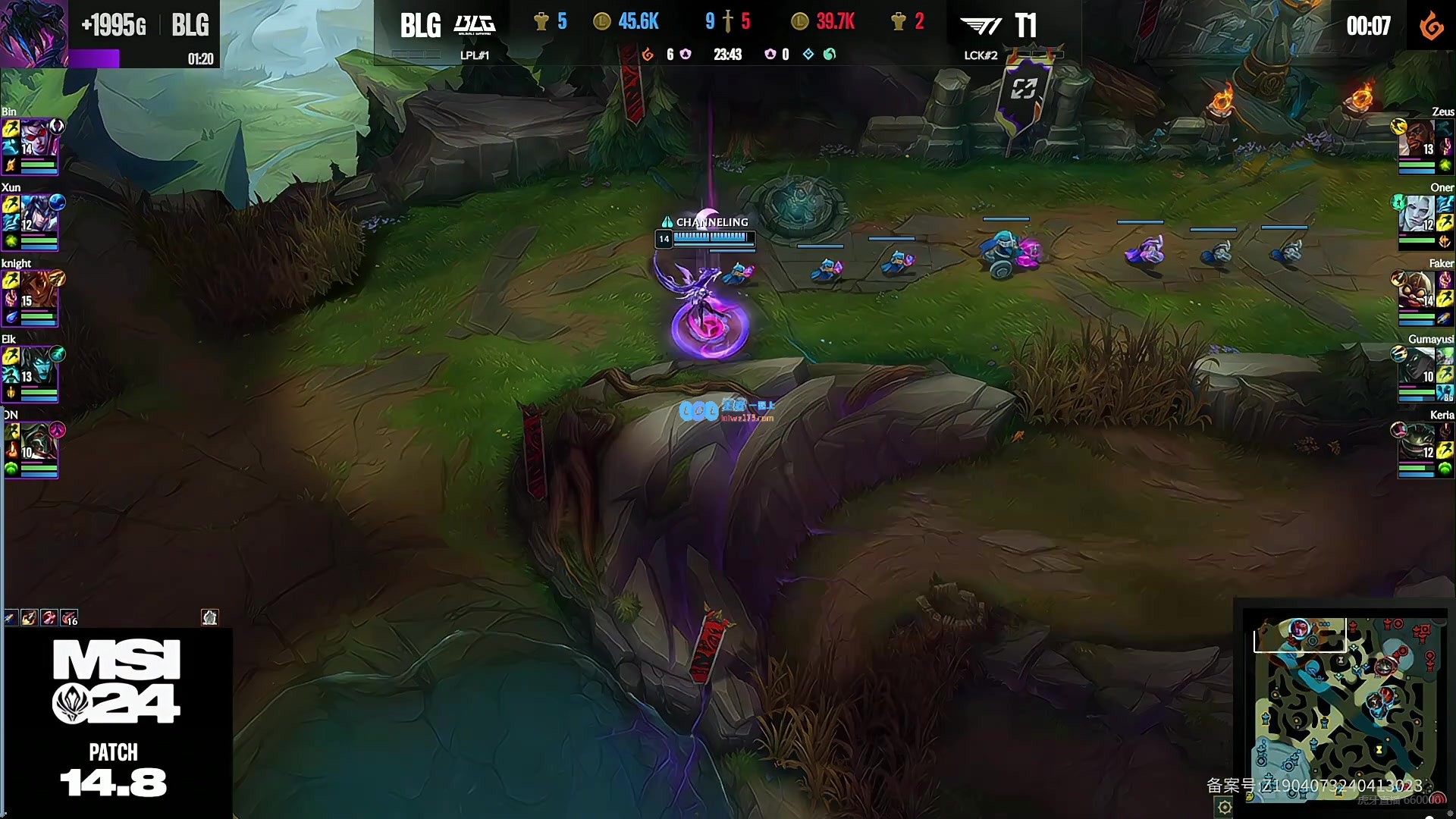 单杀Faker！Bin上路VN带线被抓，疾跑神操作1v2反杀Faker飞机💪