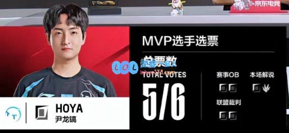 对线完爆！HOYA波比1_0_11成为TTvsEDG第二局MVP