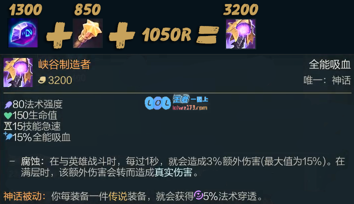 lol法师神话装备推荐_LOL游戏攻略