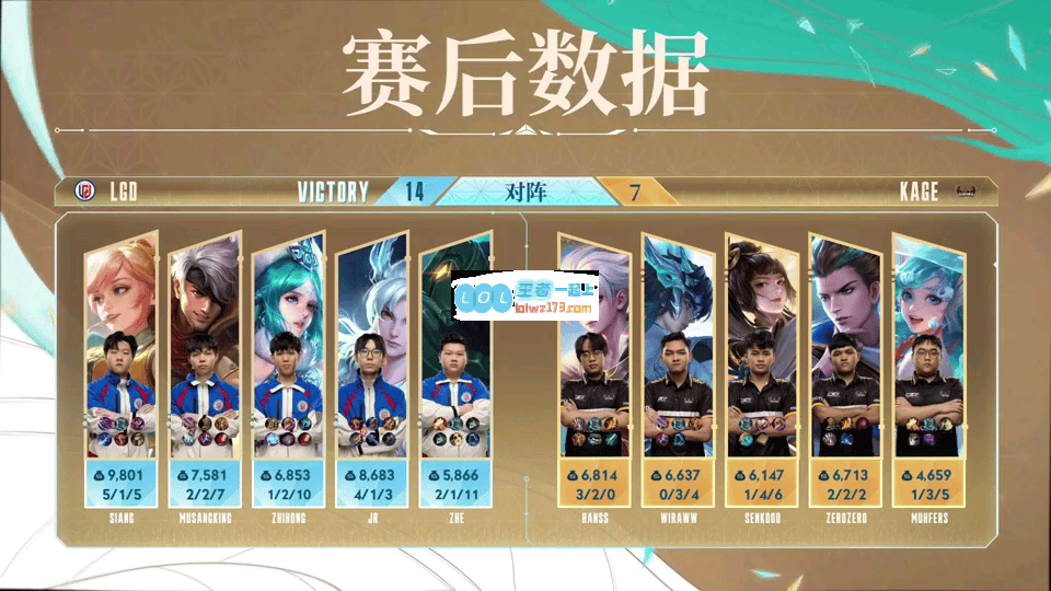 LGD1_0KAGE，姬小满上下游走节奏起飞，LGD再取一分