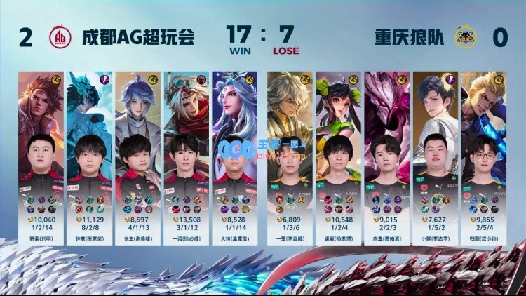 🎮钟意大司命完美进场收割拿下胜利！AG2_0狼队