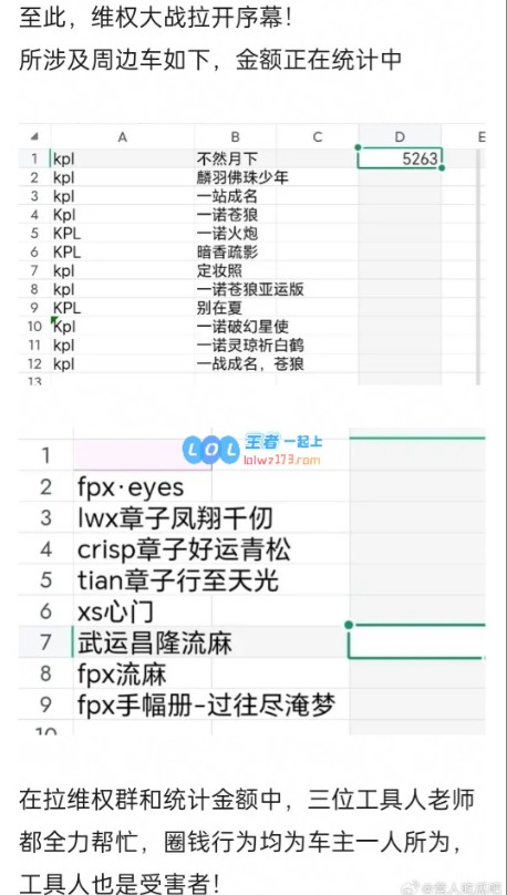 坏了！KPL&LPL选手周边预售遭卖家跑路涉案金额达十多万