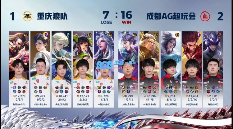 🎮长生甄姬精准冰冻制裁道崽孙尚香！AG2_1狼队