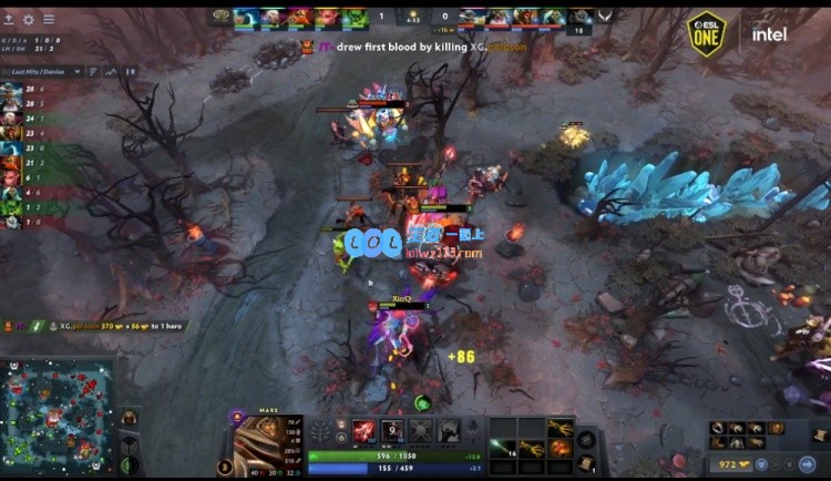 ?ESLONE曼谷：火枪手狂战水人兽王挥斧斩杀玛尔斯XG迎来胜利首局