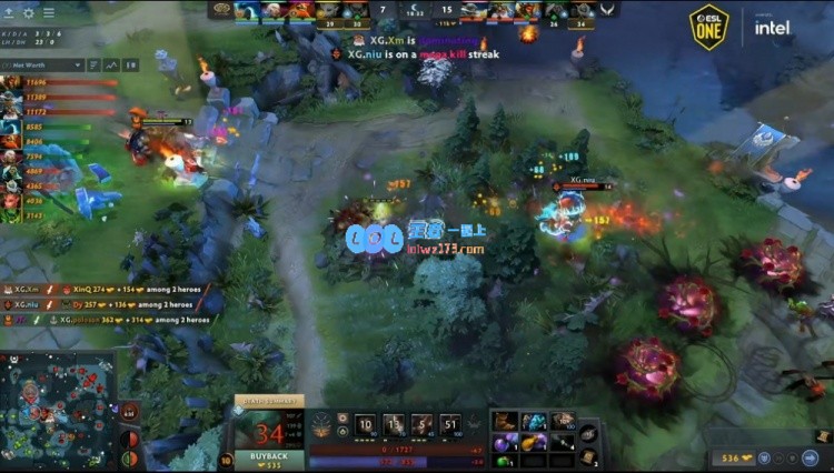 ?ESLONE曼谷：火枪手狂战水人兽王挥斧斩杀玛尔斯XG迎来胜利首局