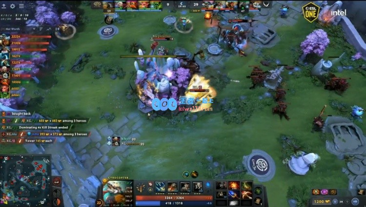 ?ESLONE曼谷：火枪手狂战水人兽王挥斧斩杀玛尔斯XG迎来胜利首局