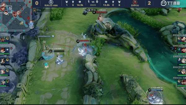 LGD.NBW1_2KSG，鲁班父子团战取胜，LGD.NBW鏖战扳回一局
