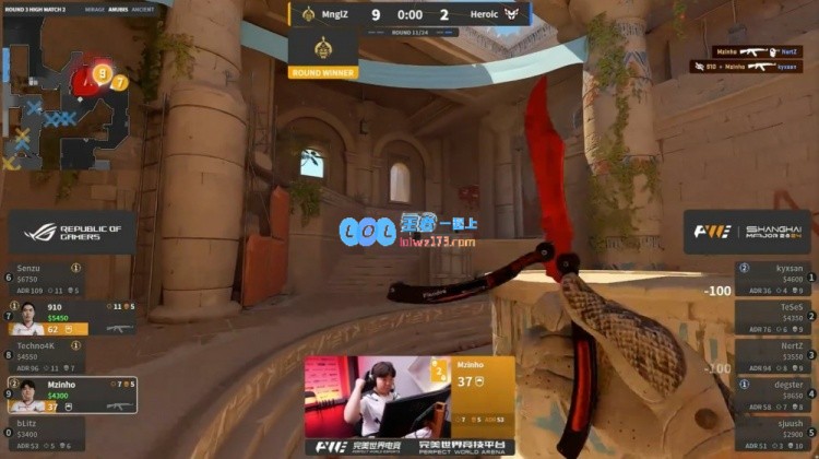 🎮大战升级！mzinho吹风机连杀，蒙古Mnglz加时赛逆转19_17成功扳平局面