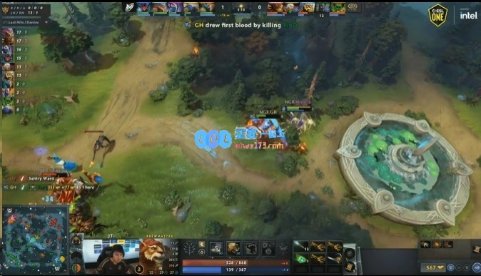?ESL曼谷拉比克偷拱完美团gaozu二代肉山强势一波击溃Nigma队伍