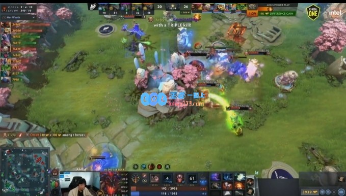 ?ESL曼谷拉比克偷拱完美团gaozu二代肉山强势一波击溃Nigma队伍