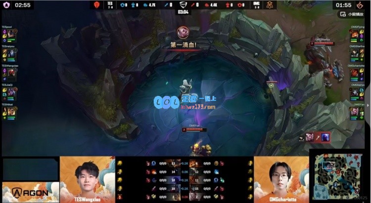 🎮Wangxiao瑞兹发挥极致运营策略领跑TES轻松拿下首局胜利