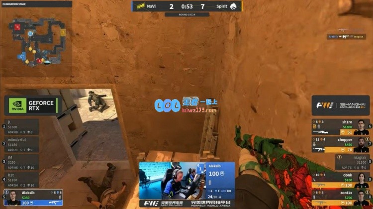 🎮上海Major：donk再显神威，Navi全队状态低迷以2_13惨败于Spirit