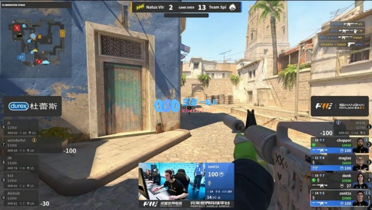 🎮上海Major：donk再显神威，Navi全队状态低迷以2_13惨败于Spirit