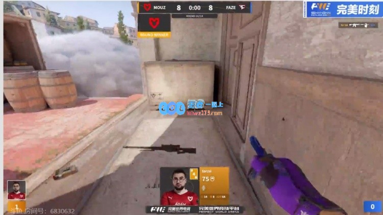 🎮Faze战队在A区二楼施压，torzsi孤立无援1V3难敌ropz，成功击败Mouz