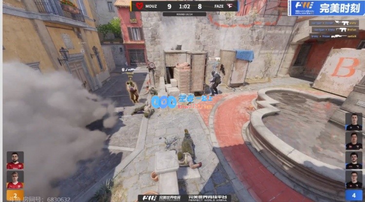 🎮Faze战队在A区二楼施压，torzsi孤立无援1V3难敌ropz，成功击败Mouz