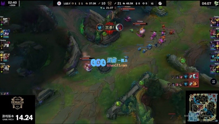 🎮团战风云！Rookie火力全开Jiejie全力以赴iG战胜LGD.Y展现强劲实力