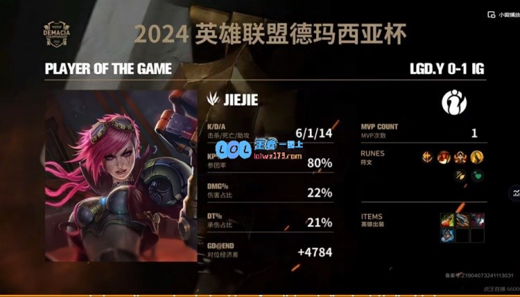 🎮团战风云！Rookie火力全开Jiejie全力以赴iG战胜LGD.Y展现强劲实力