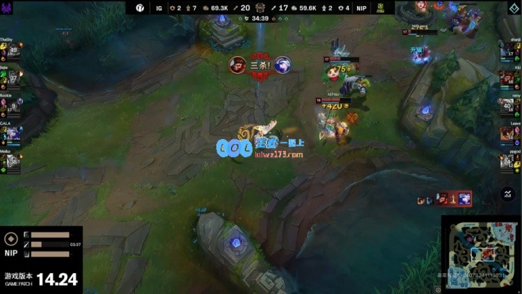 🎮亚运野辅强势配合Rookie携手Gala力挽狂澜Aki三杀却未能翻盘iG艰难战胜NIP