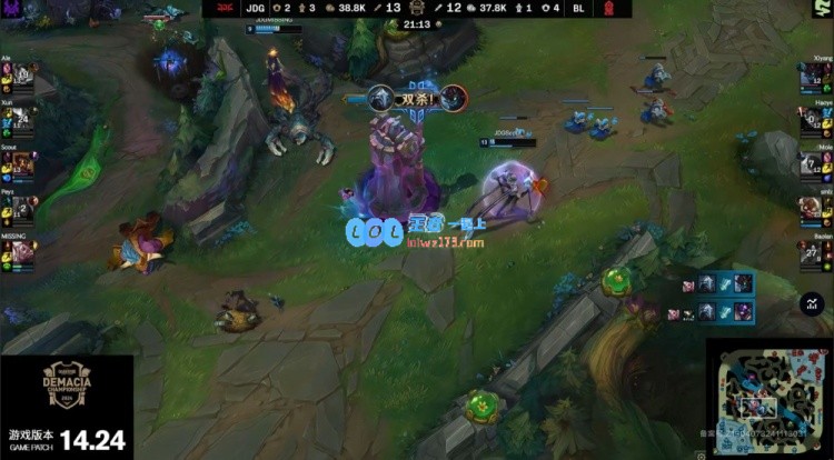 🎮维克托闪耀登场，老贼飞机难敌光辉进化JDG战胜宝蓝队实现大逆转