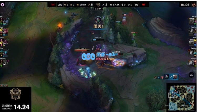 🎮尽管表现出色却难以晋级！Ale大树虽有三线优势但仍被JDG轻松战胜WE