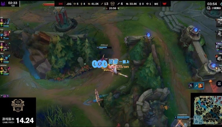 🎮尽管表现出色却难以晋级！Ale大树虽有三线优势但仍被JDG轻松战胜WE