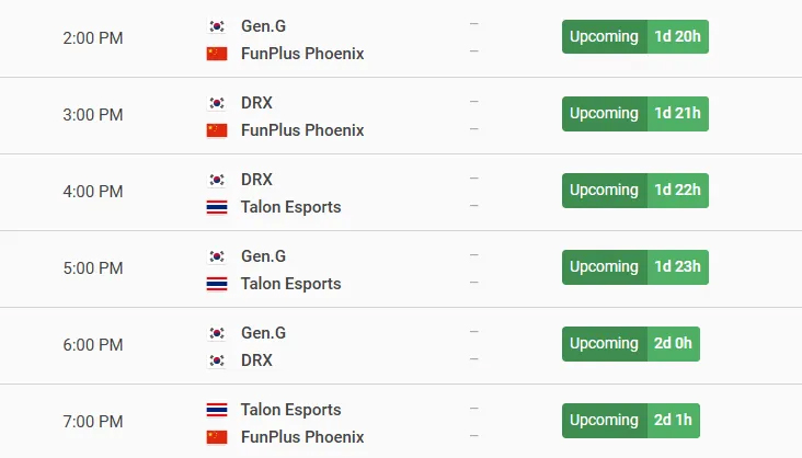 TEN亚洲邀请赛：GEN、DRX、TLN、FPX参加，为期两天