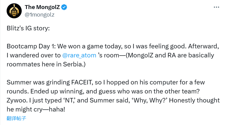 bLitz造访RA训练室中你不知道的事