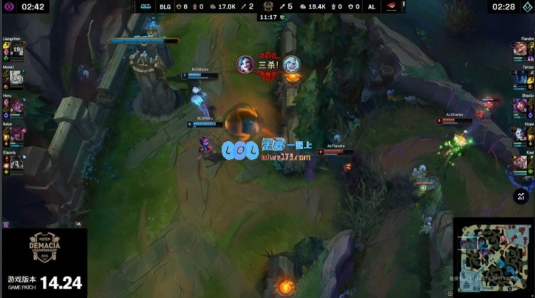 🎮积分王杰金克丝枪炮轰鸣两度三杀AL横扫BLG二队晋级