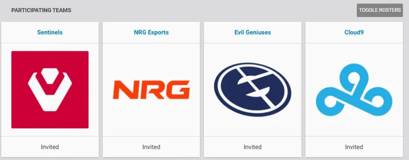 SEN洛杉矶锦标赛：11月1日开始，SEN、NRG、EG、C9四队参加