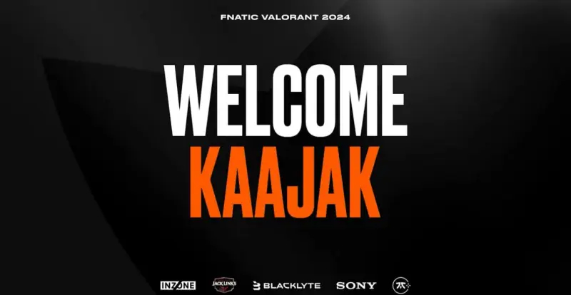 FNC官宣人员变动信息：前Apeks决斗位kaajak正式加入