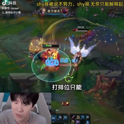 TheShy遭网络喷子无情指责，玩大乱斗不排位直言愤怒：上单玩排位有何意义？大乱斗能提升距离感！