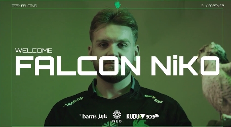 Falcons正式宣布：前G2传奇步枪选手Niko正式加盟球队
