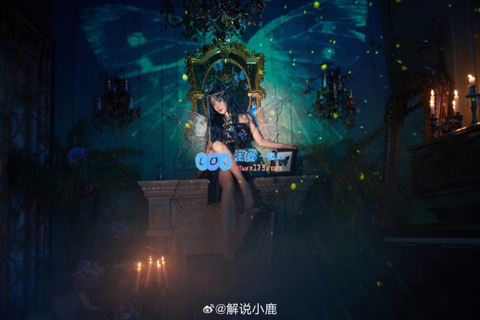 蝴蝶翅膀?KPL主播小鹿分享美照：循序渐进才能迎来春天，祝你勇敢破茧