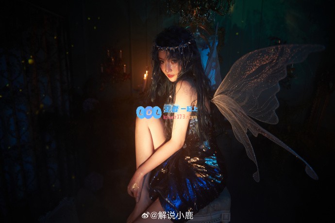 蝴蝶翅膀?KPL主播小鹿分享美照：循序渐进才能迎来春天，祝你勇敢破茧