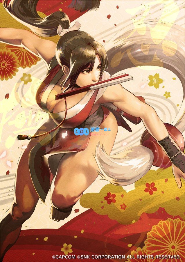 《街头霸王》官方发布不知火舞魅力四射的新年贺图：身材实在让人惊艳不已！