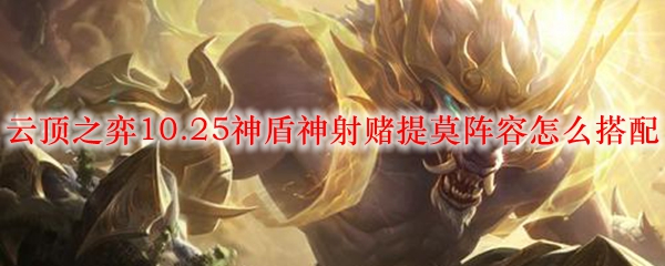 深入解析10.25版本云顶之弈神盾神射赌提莫阵容的无穷魅力与搭配技巧