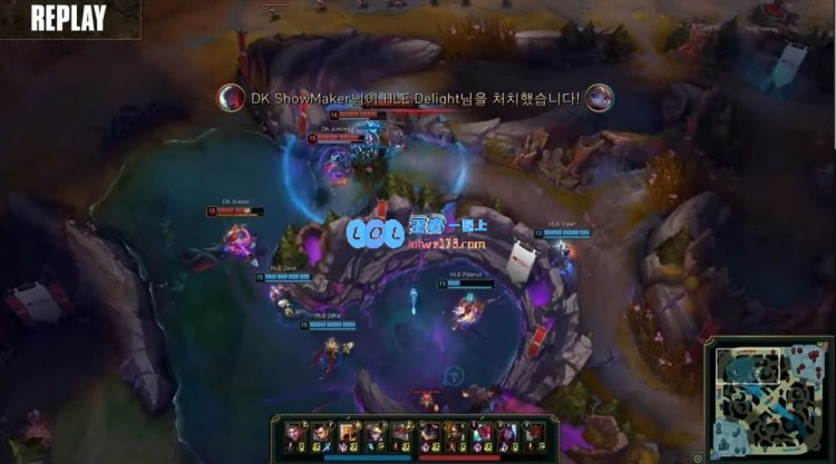 ?挑战许秀的40cm大刀！DK水龙辅助下Zeus杰斯无奈后退，再添胜利一城