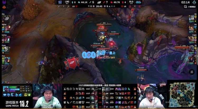 ?Weiwei对抗Weiknight库奇实力不敌BLG展现强大火力轻松拿下赛点