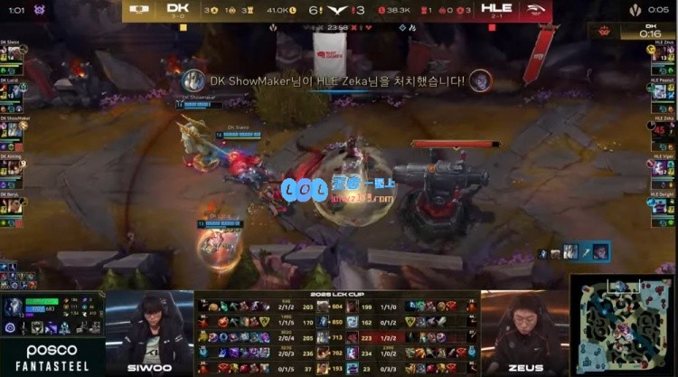 ?韩华不敌DK！Lucid表现神勇许秀一拳击溃HLE确保2_1胜利