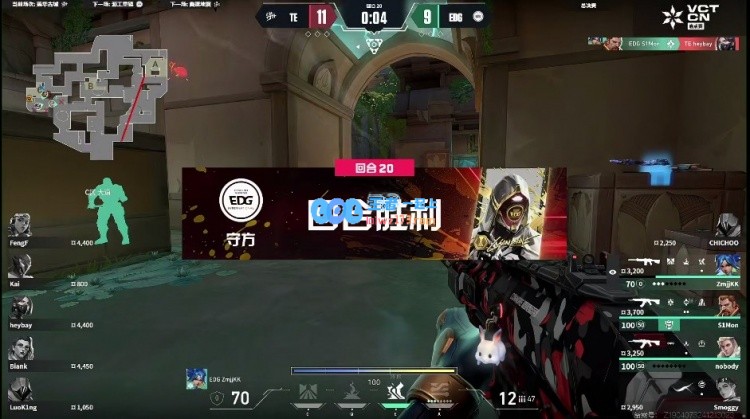 ?Blank黑梦再度发威，手撕康康大狙！TE进攻方疯狂拉扯，成功以1_0战胜EDG