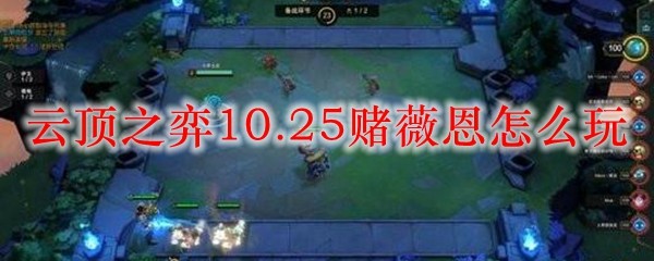 云顶之弈10.25版本赌薇恩详解：布局策略与团战技巧，助你称霸棋盘