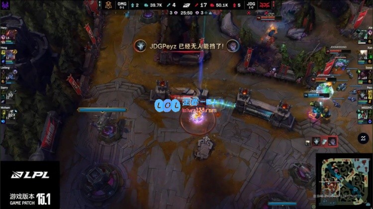 ?Linfeng全局BP显露无遗！Scout阿卡丽游走自如JDG以3_2击败OMG